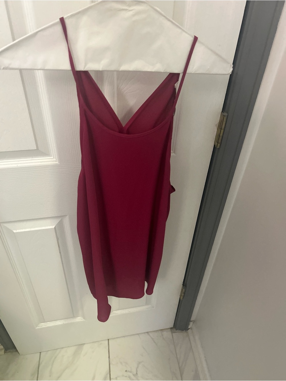 NWOT LOFT Plum-Colored Satin Cami - Picture 13 of 13